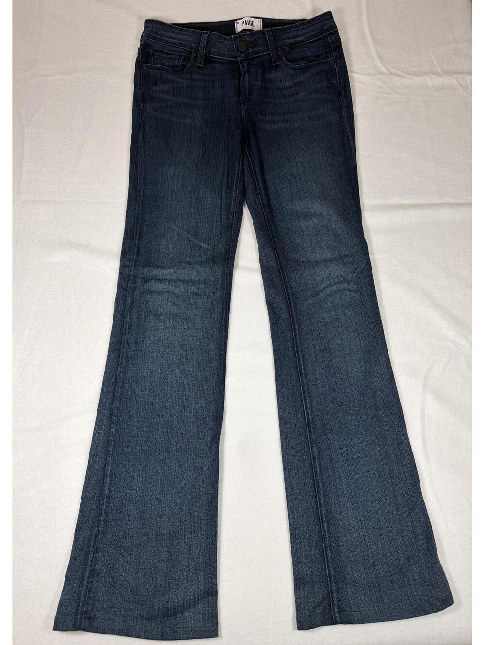 PAIGE Skyline Boot Dark Wash Stretch Bootcut Jeans Size 26